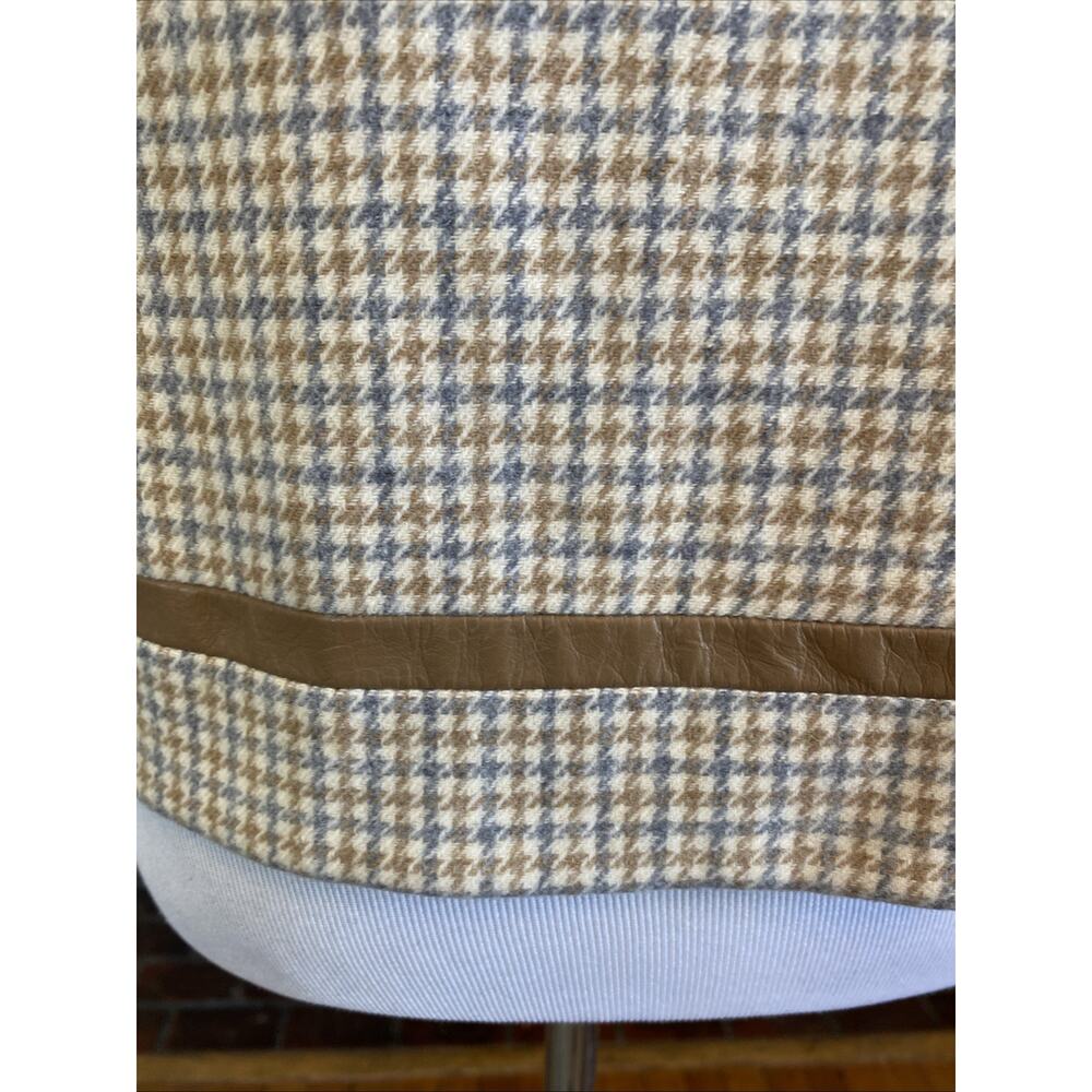 Pendleton Virgin Wool Jacket Petite 10 Beige Houn… - image 6